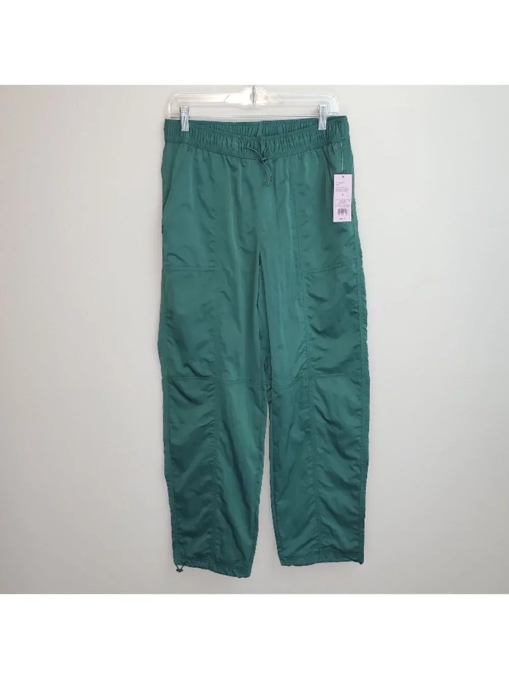 Wild Fable high rise relaxed parachute pants, green